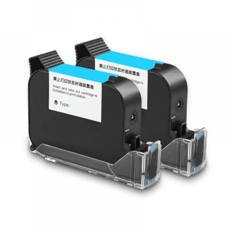 TWSIEQBNM Adhérence des Cartouches d'encre compatibles avec solvant écologique à séchage Rapide 12. 7 mm Compatible avec Une imprimante à Jet d'encre Portable en Ligne(1 Solvent Ink)