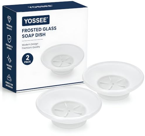 Seifenschale Milchglas Glaseinsatz Ersatzteil Seifenhalter Seifenablage Bad