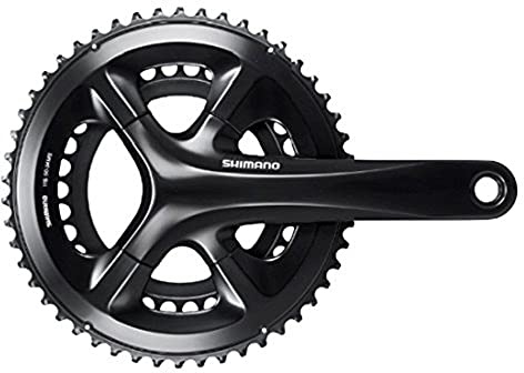 SHIMANO Road FC-RS510 Kurbelgarnitur 2x11 50-34 Zähne schwarz 2020 Kettensätze Mountainbike