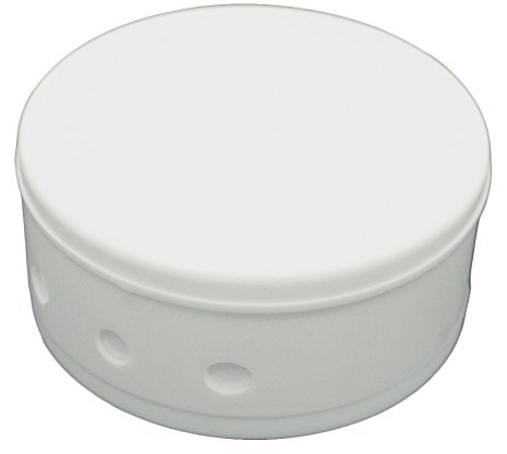 Verteilerdose ø 70x31mm Weiß Kunststoff I Abzweigdose Aufputz für Stromkabel I Abzweig-Baldachin für Wand- u. Deckenanschluss