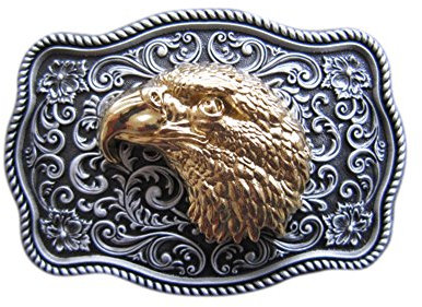 Urban Backwoods Eagle Head VIII Gürtelschnalle für Wechselgürtel Buckle