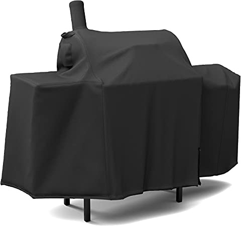 SHINESTAR 5555 Grillabdeckung für Char-Griller, passend für Modelle 2121, 1224, 2828 usw. Robustes wasserdichtes PVC-Material, spezielles Reißverschluss-Design
