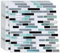 WALPLUS 12 Sheets 30x15cm Metallic Turquoise Glossy 3D Metro Sticker Tiles Peel and Stick Spring Easter ation Self Adhesive Glass Peel and Stick Tile Paint Bathroom DIY Kitchen Tile Tile on Wall