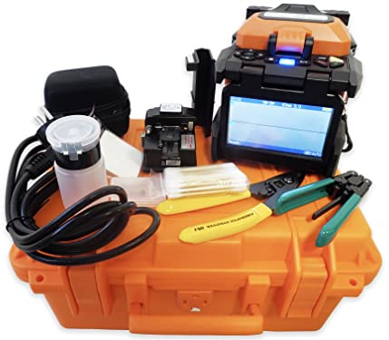 Elfcam® - S10 Mini Saldatore Fibra Ottica FTTH/FTTx D3 - LAN, Alta Affidabilità, Fibre G657A2 & G652D