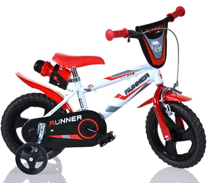 SCH Babys (Jungen) Fahrrad Runner Zoll Rot-3-5 Jahre Kinderfahrrad, rot, 12