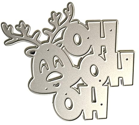 Weihnachten Stanzschablone Stanzbögen Stanze Karbonstahl Prägeschablone Stanzformen Ho Ho Ho Alphabet Stanzformen Für DIY Scrapbooking, Kartenherstellung