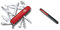 2-tlg. Victorinox Starter-Set - Taschenmesser Huntsman Rot mit Dual-Messerschärfer