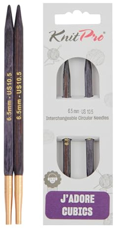 KnitPro J’adore Cubics Austauschbare Nadelspitzen 4 (10cm) | 6,5mm