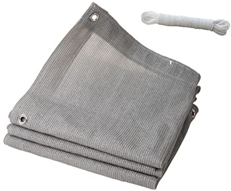 Vela De Toldo, Tela Toldo, Lona Impermeable, Tela Impermeable Por Metros, Protección UV, Resistente Impermeable, Para Camping Caza Rejilla De Soporte, Resistente A La Rotura ( Color : Gray , Size : 6m