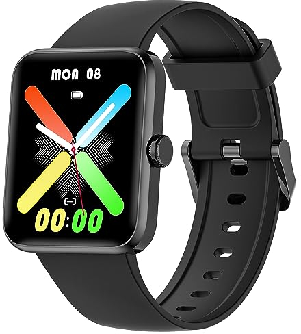 Blackview Smartwatch Uomo Donna,Orologio Fitness 1.52 Smart Watch con Contapassi/Cardiofrequenzimetro/SpO2/Cronometro, 24 Sportivo, Notifiche Messaggi, Fitness Tracker per Android iOS