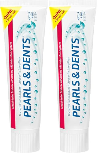 Dr. Rudolf Liebe Nachfolger Pearls & Dents Zahnpasta, 100 ml (Packung mit 2)