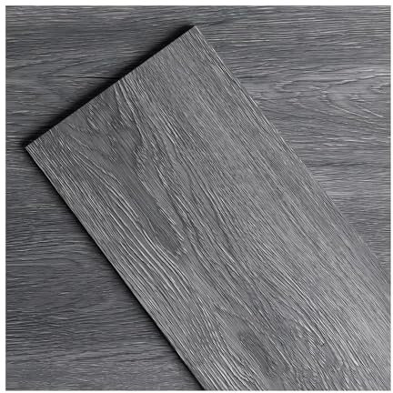 ATOPOSE Vinyl Flooring Plank Wood Grain | Peel and Stick Flooring Tiles 36-Pack 5.02 m² | Dark Grey | Waterproof and Self-Adhesive DIY Installation for Living Room Bathroom Kitchen Bedroom