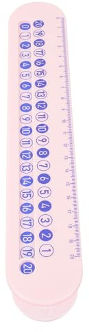 iplusmile Règle Numérique Pour Enfants 26Cm Outil D'Apprentissage Mathématique Addition Soustraction Règle À Glissière Éducative Pour Maternelle Et École