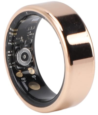 Smart Ring för Kvinnor och Män, Smart Ring Health Tracker, Health Rings Stegräknare Fitness Tracker Ring med Laddningskabel, Kompatibel med för Android för IOS (Storlek 11)