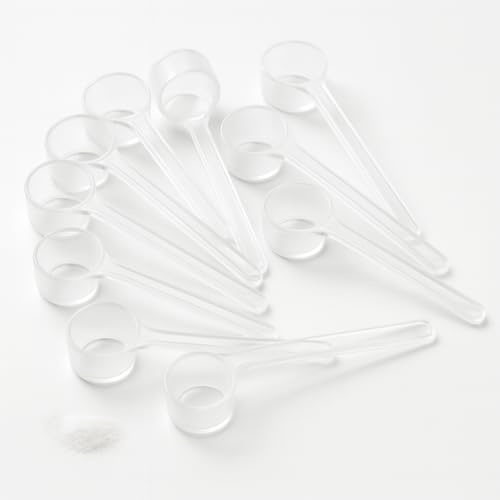 Messlöffel aus Kunststoff, 1 g/1 ml, 10 Stück