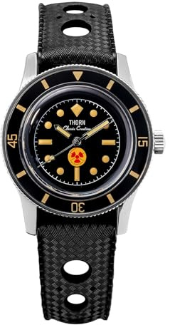 TACTICAL FROG Thorn Titangehäuse PT5000 Uhrwerk, Saphir, Leuchtend, 38 MM, Automatische Mechanische Taucheruhren, 20 ATM Wasserdicht