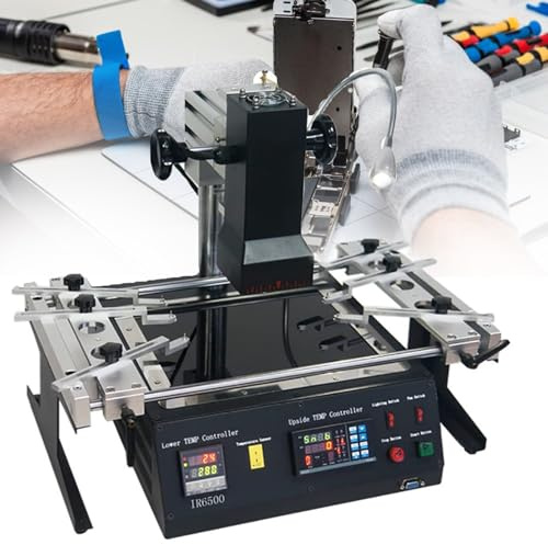 Stazione di rilavorazione BGA a infrarossi per saldatura e dissaldatura efficienti, ideale per riparazioni di console di gioco e attività di saldatura sul posto di lavoro