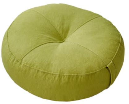 perfk Rundes Bodenkissen, Sitzkissen, Premium, dick, Meditations-Bodenkissen, für Couchstuhl zu Hause, Bett, Auto, Wohnzimmer, Schlafzimmer, GrÜn