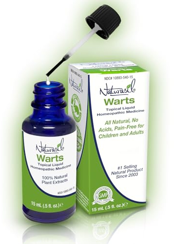 Naturasil Natural Wart Remover for Kids & Adults, Made in USA - 15 mL