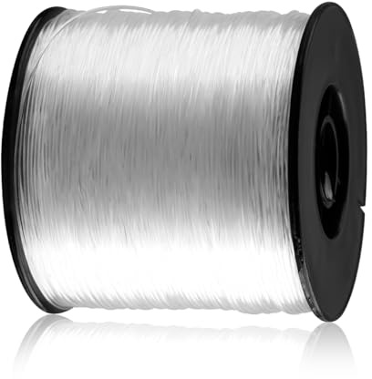 Lotsdonxia Clear Fishing Line, 200M Invisible Monofilament Wire, Suitable for Hanging Garlands, Balloons, Diy Handicrafts in Saltwater and Freshwater.
