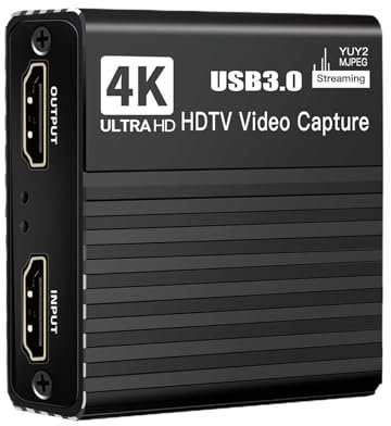 Scheda Di Acquisizione 4K | Scheda Di Registrazione Video 1080P - Dispositivo 60FPS Per Monitor Conferenza TV Live Streaming Insegnamento 4K