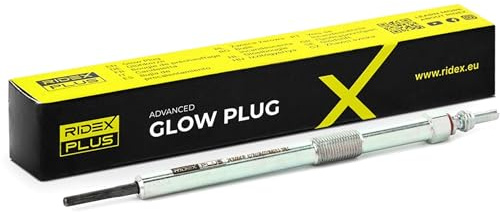 RIDEX PLUS Diesel Glühkerze 7V Schlüsselweite: 10mmmm Glühkerzenausführung:leistungsoptimiert Kompatibel mit OPEL Vivaro A Kastenwagen X83 Vivaro B Combi X82 Vivaro A Combi X83 Movano B Bus X62