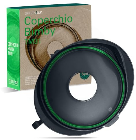 GREENELF – Coperchio Bimby TM31, Ricambio Compatibile con Bimby TM31, con Elegante Guarnizione Colorata per Cottura Precisa, Sigillatura Ermetica Anti-Fuoriuscite, Facile da Sostituire e Pulire
