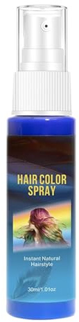 Spray De Color Para El Cabello 30ml Cobertura De Raíces Y Estilización | Spray De Color Temporal Para El Cabello para Halloween, , Maquillaje Diario, Vacaciones, Salón, Viaje, Boda