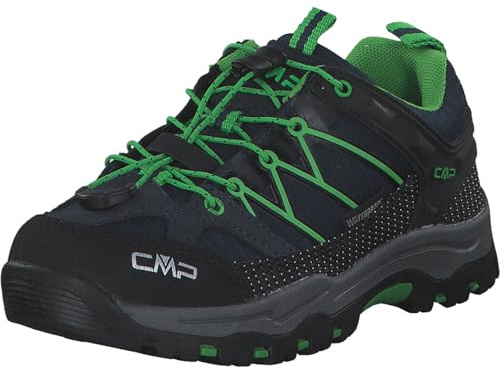 CMP Kids Rigel Low Trekking Shoes Kids Wp, Scarpe da trekking Unisex - Bambini e ragazzi, B.Blue-Gecko, 40 EU