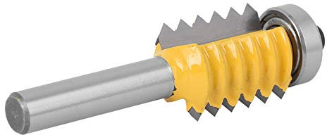 Fingerskarvfräs 1 STS skaftfräs 8 Enstaka fingerfräs Träbearbetningsmejselskärutrustning med 8 mm skaftdiameter (8 * 24) fräs