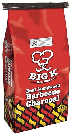 Big K BBQ Lumpwood Charcoal, 6 kg
