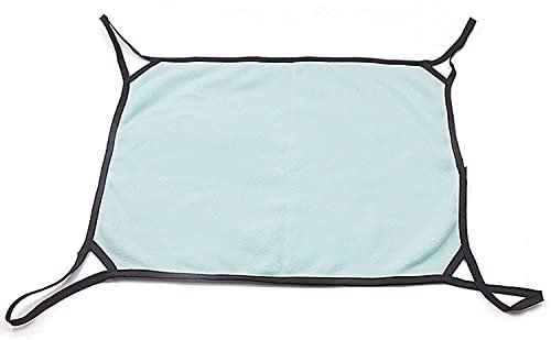 Hamaca para Gato Hamaca Ventana de Gato Hamaca de Gato, Hamaca de Jaula para Mascotas, Cama Colgante de Gato, Columpio para Dormir, Correas para Silla, Cachorro, Gatito, Suave Felpa de algodón Ajusta