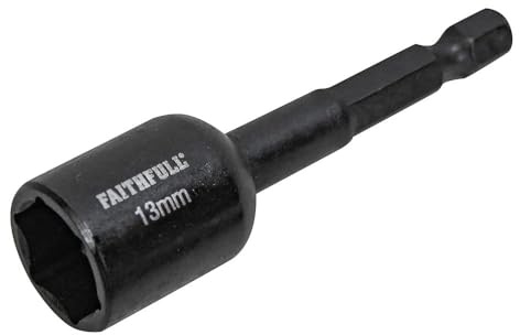 Faithfull FAISBMNUT13I Magnetic Impact Nut Driver 13mm x 1/4in Hex