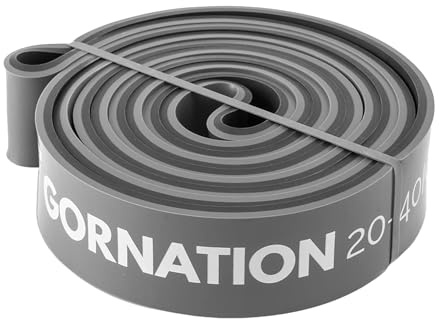 GORNATION Fitnessbänder, Widerstandsbänder für Fitness, Calisthenics, Krafttraining & Home Gym, Resistance Bands, Klimmzughilfe, Pull Up Bands, Klimmzugband Einzeln/Sets (inkl. Türanker)