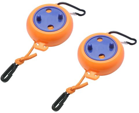 Filo stendibiancheria da campeggio, confezione da 2, 8 m, portatile, retrattile, da viaggio, corda per bucato, corda anti avvolgimento, stendibiancheria per viaggi, vacanze, attività all'aperto e al