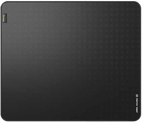 Pulsar Gaming Gears Esports Gaming Mouse Pad XL Size ParaSpeed V2 Ultra Low Friction Cordura® Fabric Anti-Slip Water Repellent 19.3 x 16.5 inches (49 x 42 cm) Domestic Authentic Product (XL, Black)