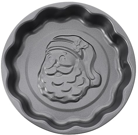 BESTonZON 1stück Küchenzubehör Weihnachtsmann Kuchenform Antihaft Backform Für Mousse Und Schokoladenkuchen Aus Sicherem Geruchsneutralem Material Leicht Zu Entformen Reinigen