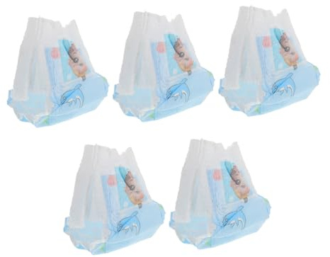 KOMBIUDA 5pezzi Pannolino Da Nuoto Per Costumino Riutilizzabile Per Piscina Adatto Oltre Design Pratico e Semplice