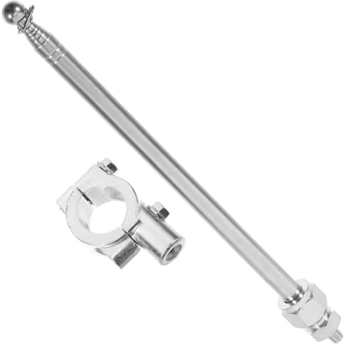 MOLUCKFU Telescopic Flagpole for Motorcycle Bicycle Handlebar Flag Mount Durable Lightweight Flag Pole Accessory for Cycling Motorbike