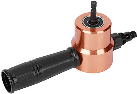 Doppelkopfschneider, Metallknabberbohrer, Schneidwerkzeug, Bohrmaschinenzubehör mit Ergonomischem Griff für die Reparatur und Wartung von Kraftfahrzeugen