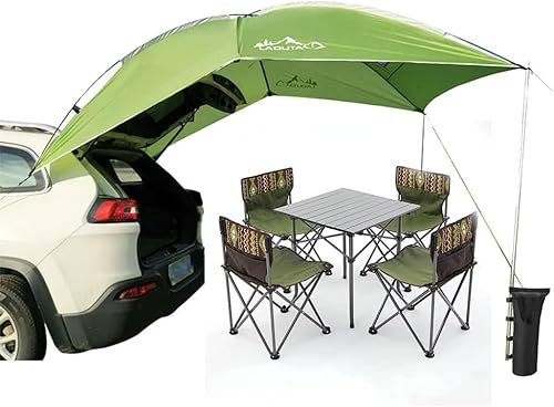 TentHome Toldo Furgoneta Camper Lateral, Toldo Coche Camping Autocaravana, Caravana, Tienda de Campaña para Maletero de Coche Camping, Impermeable