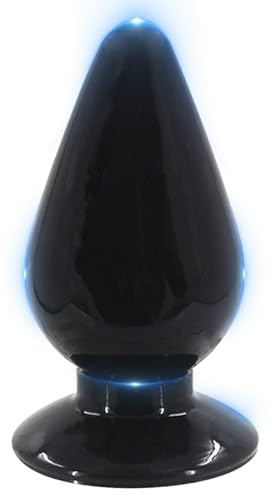 Plug Anal Plug Anale,Ecarteur Homme,Extenseur Femme,Godes Butt Plug Femme Débutante,Plug Gode Ventouse,Perles anales Toys Anals,Godemichets Godes Ceintures Plug Geant (Noir, L)