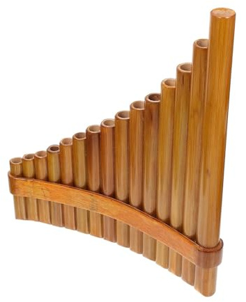 Panflöjt 15 rörs bambu panflöjt professionellt musikinstrument