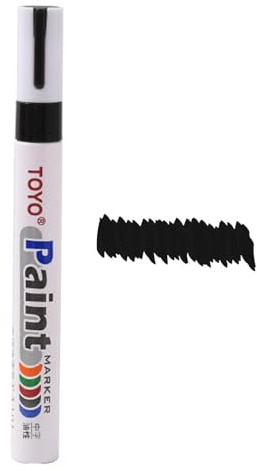 Pluma de pintura de neumáticos - Rotulador para neumáticos de coche, marcadores de coloración impermeables | de letras de neumáticos, multifuncional para vidrio, caucho, cerámica,