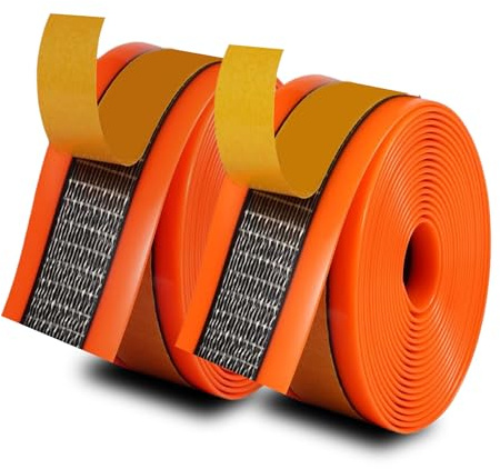 2-Pack Bike Tire Liners with Adhesive, Puncture Proof TPU Tube Protectors (40mm(Fits Tires from 2.2 to 2.4))