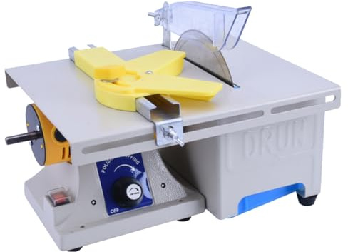 Polishing Grinding Machine - 750W Mini Table Rock Saw Jewelry Lapidary Equipment Bench Lathe Polisher Device 0-10000 RPM