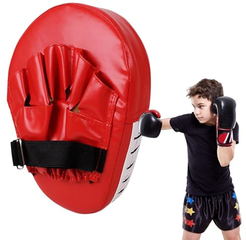 Bersaglio da boxe, Bersaglio da boxe,Guanti da per attrezzi da allenamento con bersaglio a mano - Guanti da guanti da messa a fuoco spessi regolabili per kickboxing Thai
