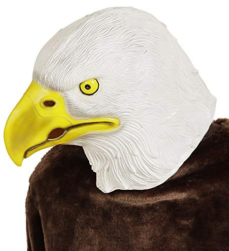 W WIDMANN MILANO Party Fashion 96635 - Ganzkopfmaske Adler, Tiermaske, Karneval, Mottoparty