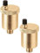 PACK 2 Pezzi Caleffi 502040 Valvola di Sfiato Minical Media capacità Laton 1/2