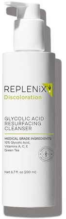 Discoloration, Glycolic Acid Resurfacing Cleanser, 6.7 fl oz (200 ml), Replenix